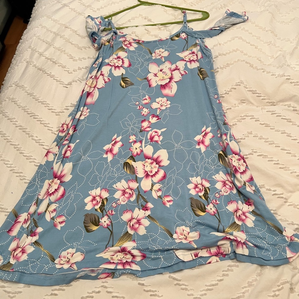 Floral Off-Shoulder Dress